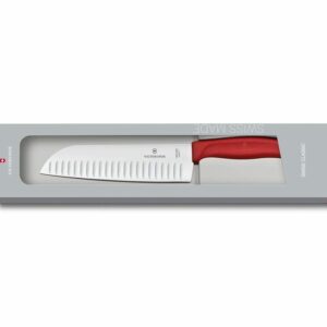 Victorinox Swiss Classic Santokumesser rot