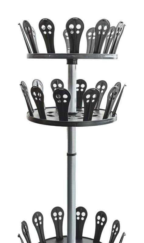 Schuhkarussell für 30 Paar Schuhe