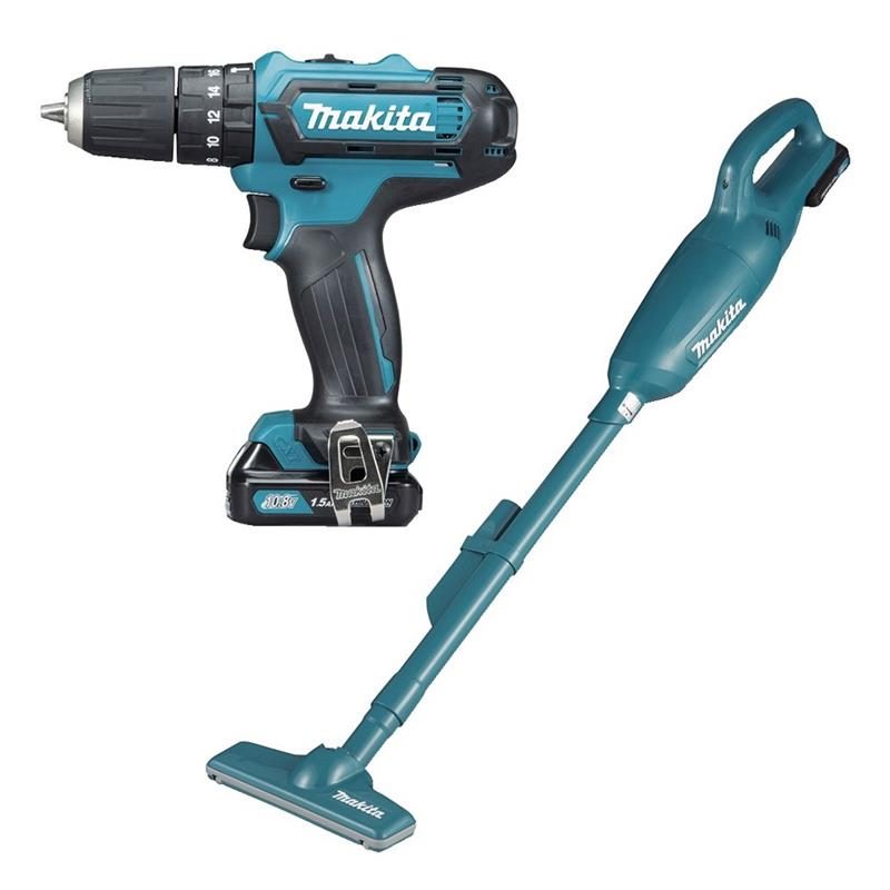 Makita HP331DZ Akkustaubsauger + Akkubohrmaschine HP331D