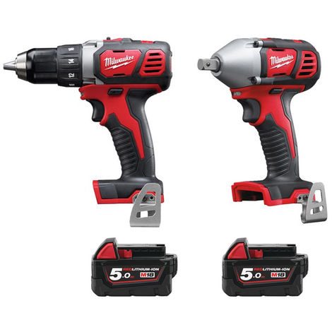 18V Akkuschrauber Milwaukee M18 BDD + M18BIW12