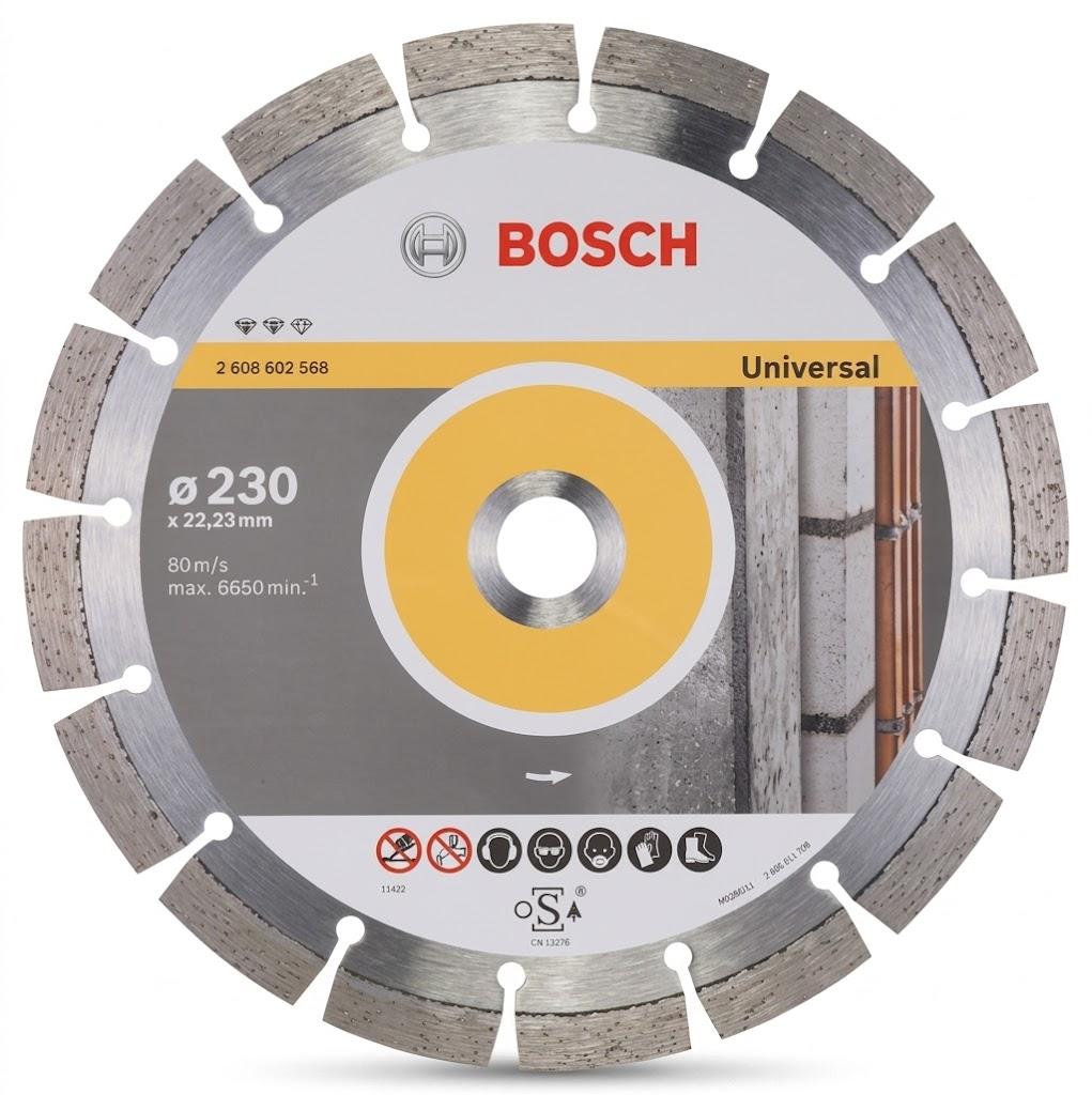 Bosch Diamanttrennscheibe Expert for Universal, 230 x 22,23 x 2,4 x 12 mm
