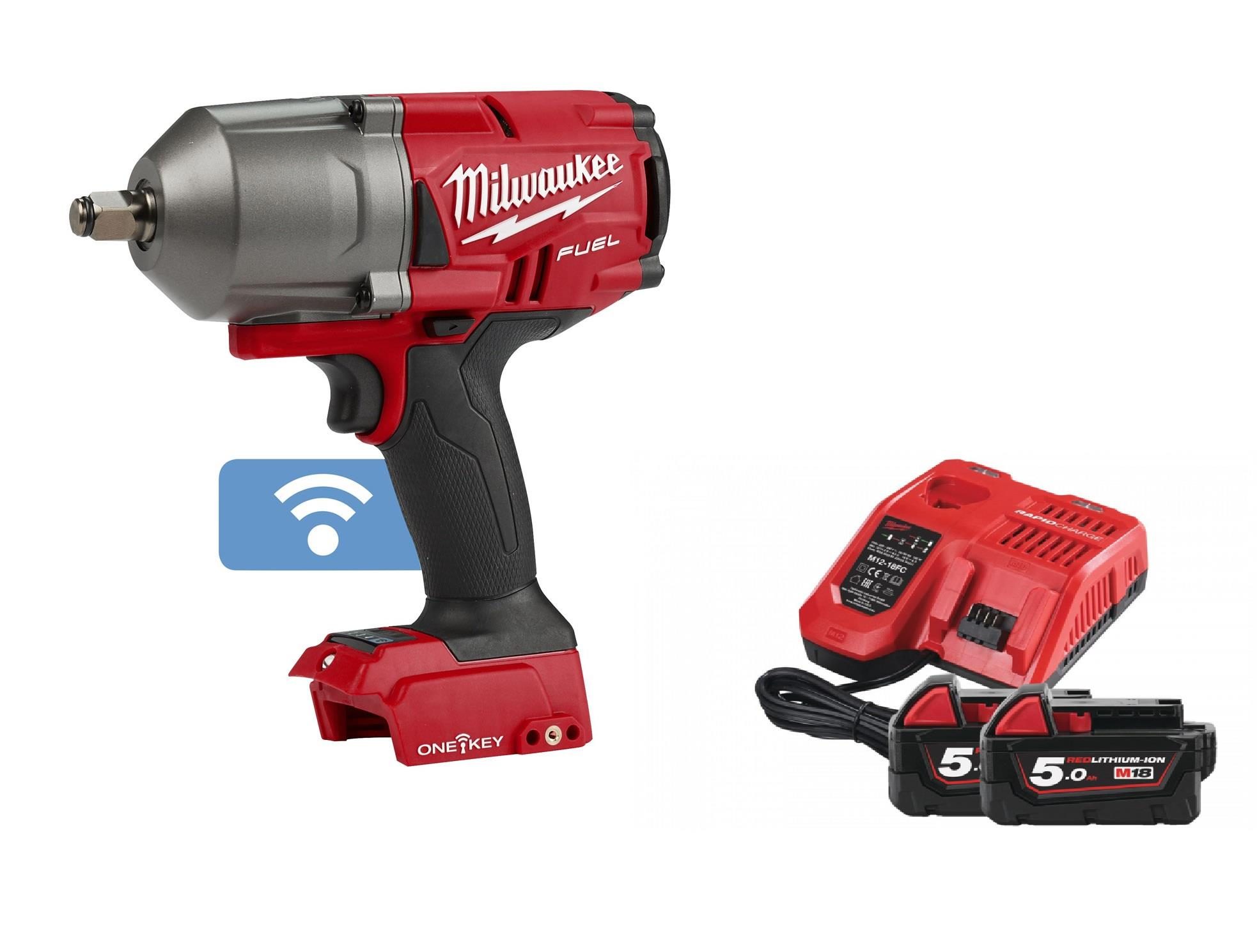 Milwaukee M18 ONEFHIWF12-0X 1/2" Akku-Schlagschrauber inkl. Starter Set