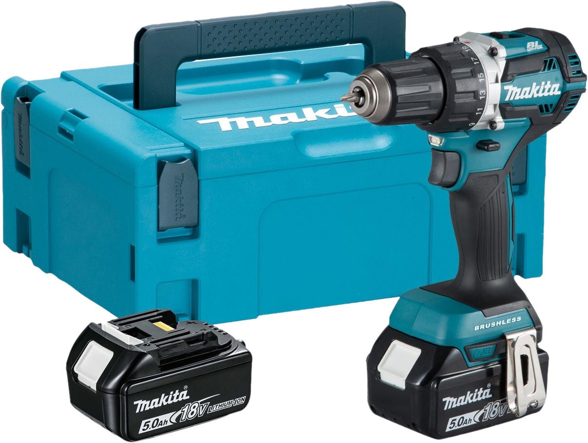 MAKITA Akku-Bohrschrauber DDF 484 RTJ (5 Ah, 18 V)