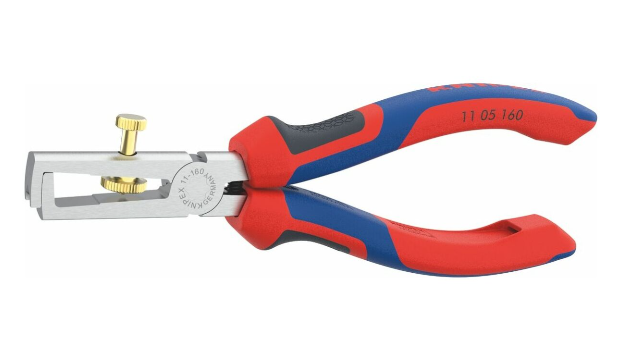Knipex 11 05 160 Abisolierzange Mit Öffnungsfeder, universal