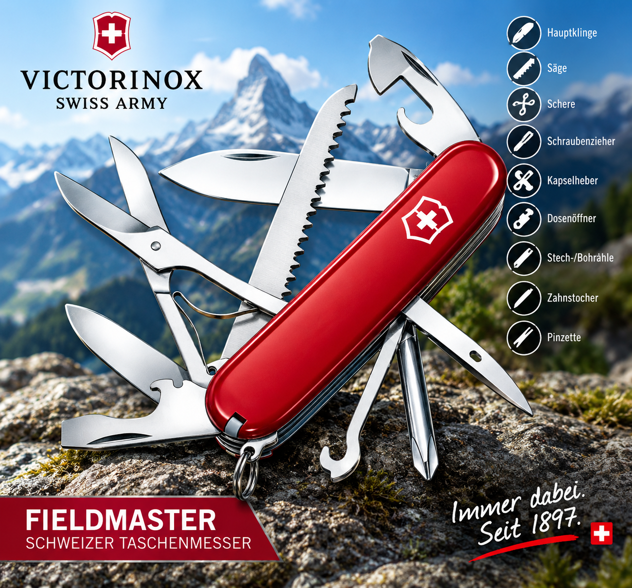 Victorinox Fieldmaster red 1.4713