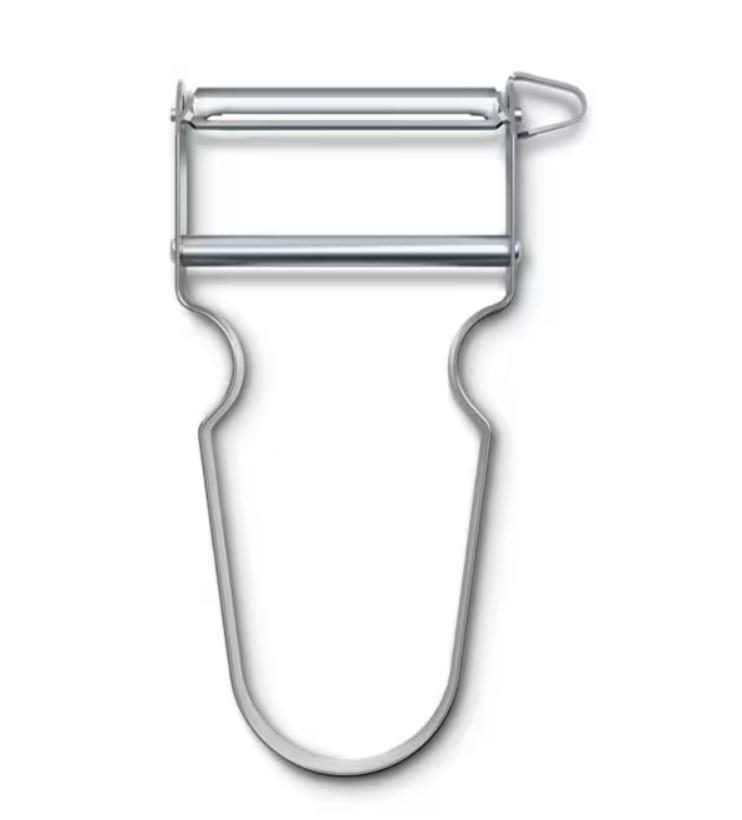 Victorinox Sparschäler Star mit geradem Schliff, Silber