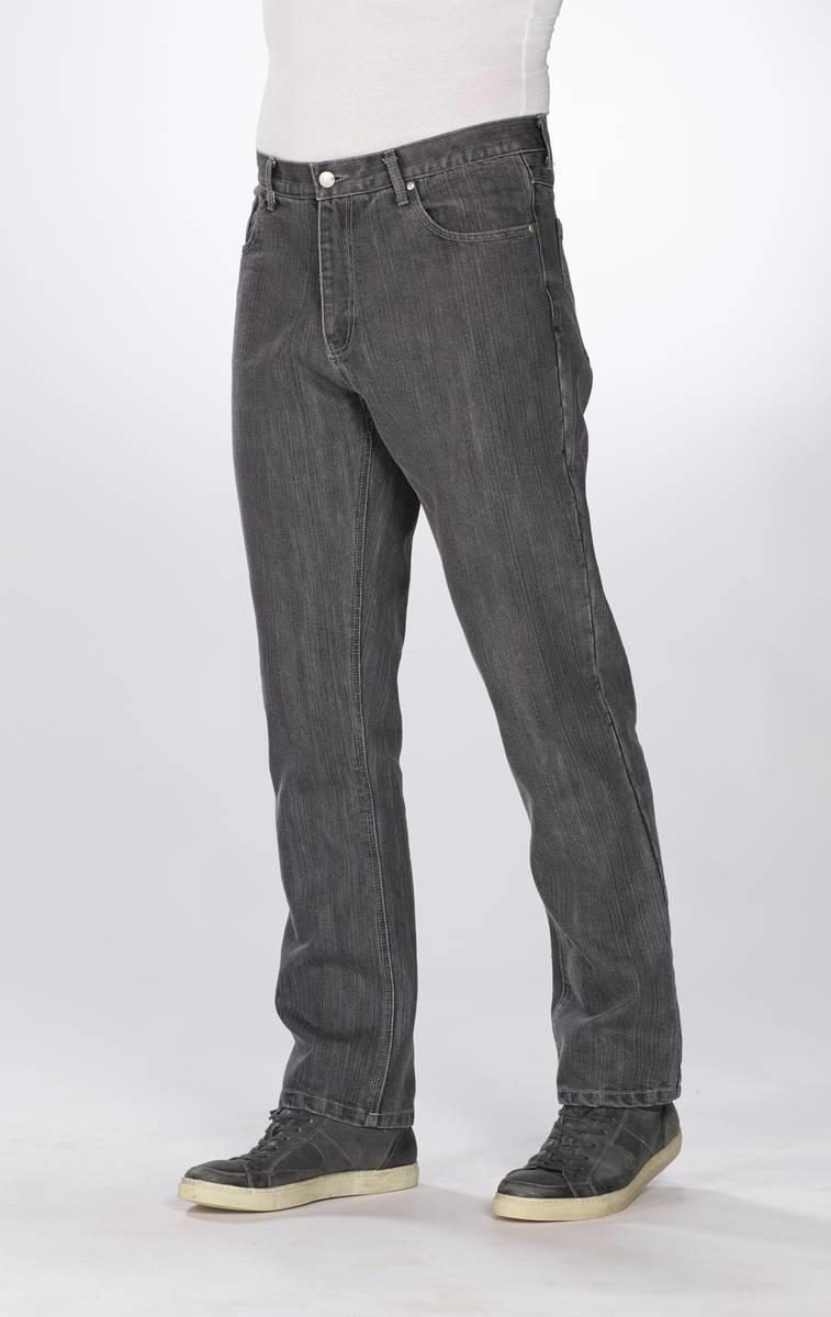 Komfortjeans im 5-Pocket Style, Farbe grau, Gr.54