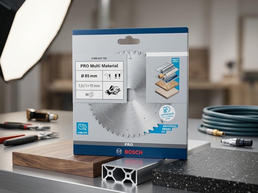 Bosch Kreissägeblatt Standard for Multimaterial, Ø 85mm, 30Z