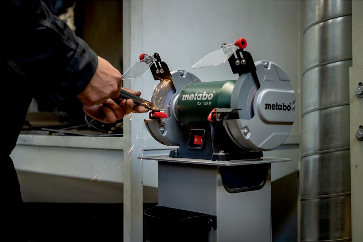 Metabo DS 125 M (604125180) Doppelschleifmaschine – robust & kompakt – Bild 3