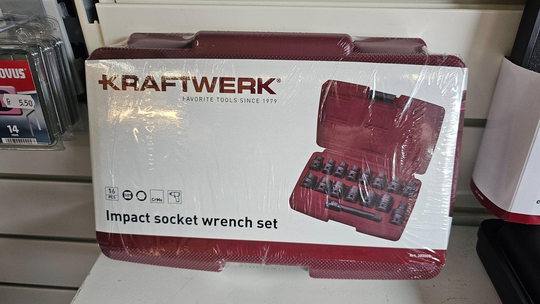 Kraftwerk 16-t. Schlagstecknuss-Satz 1/2"