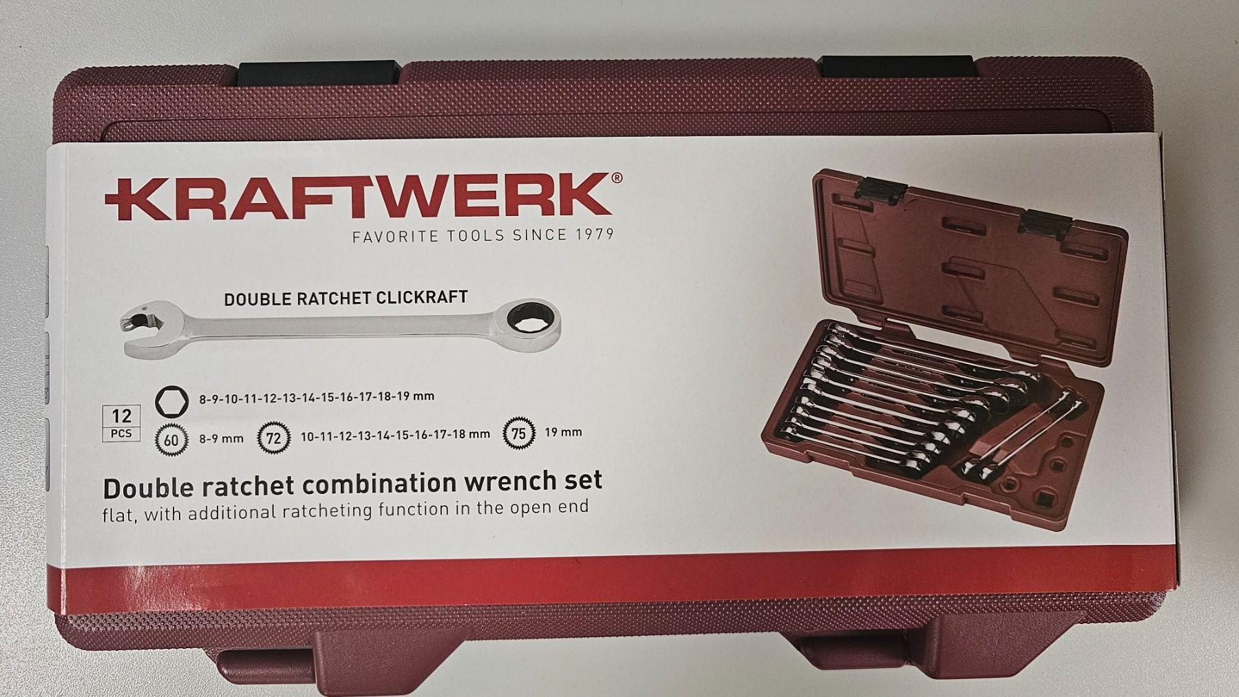 Kraftwerk 12-tlg. D-CLICKRAFT Gari-Schlüsselkoffer 8-19 mm – Bild 3