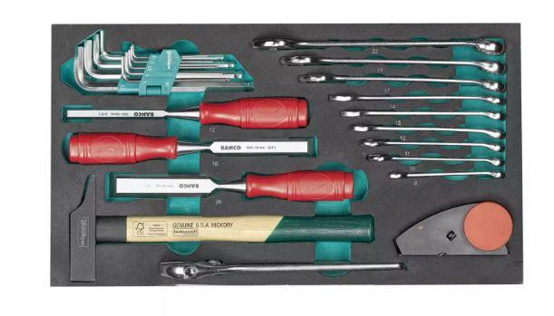 technocraft Metabox Werkzeugkoffer wood Premium 107-tlg. – Bild 3