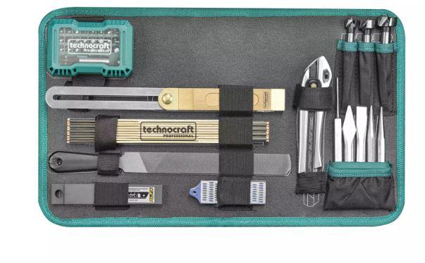 technocraft Metabox Werkzeugkoffer wood Premium 107-tlg. – Bild 2