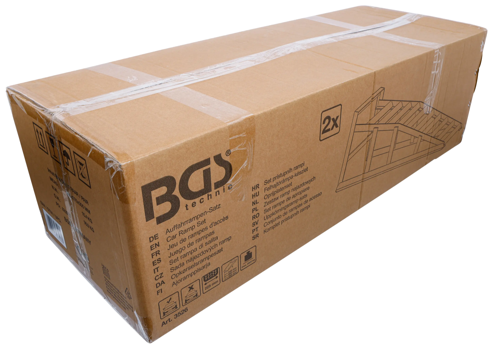 BGS Auffahrrampen Satz | extra breit | 2-tlg. – Bild 4