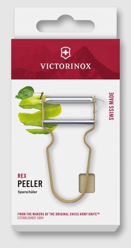 Victorinox REX Sparschäler Cashew/Beige – Bild 3