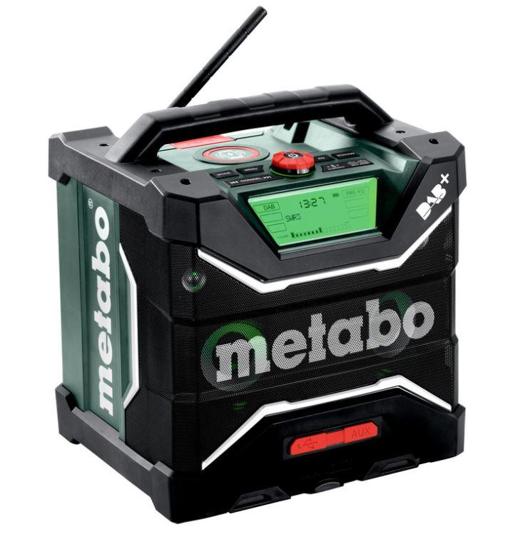 Metabo Akku-Baustellenradio RC 12-18 32W BT DAB+ mit Akku-Ladefunktion