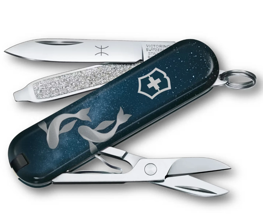 Victorinox Classic SD Taschenmesser Sternzeichen Fische – Bild 2