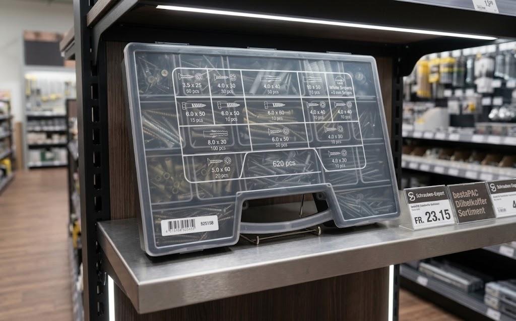 bestaPAC Dübelkoffer Sortiment 525158